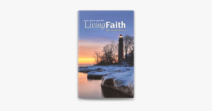Faith devotions catholic Living faith daily catholic devotions