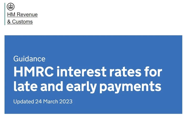 Hmrc rate of interest