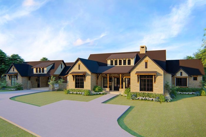 Porte cochere house plans