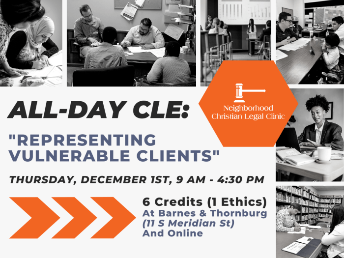 Neighborhood christian legal clinic