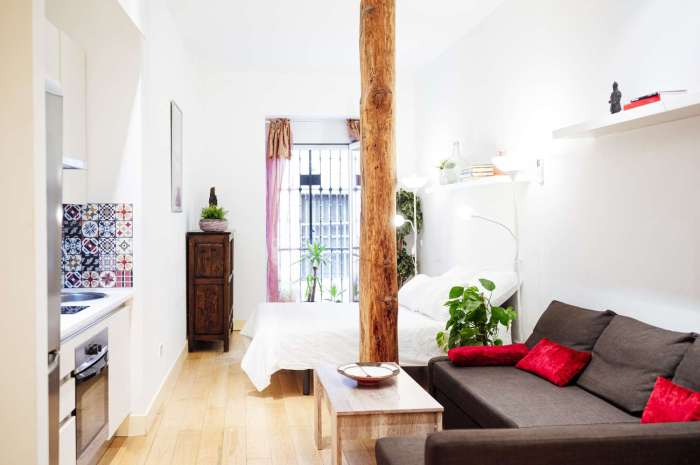 Efficiency apartment floor plans