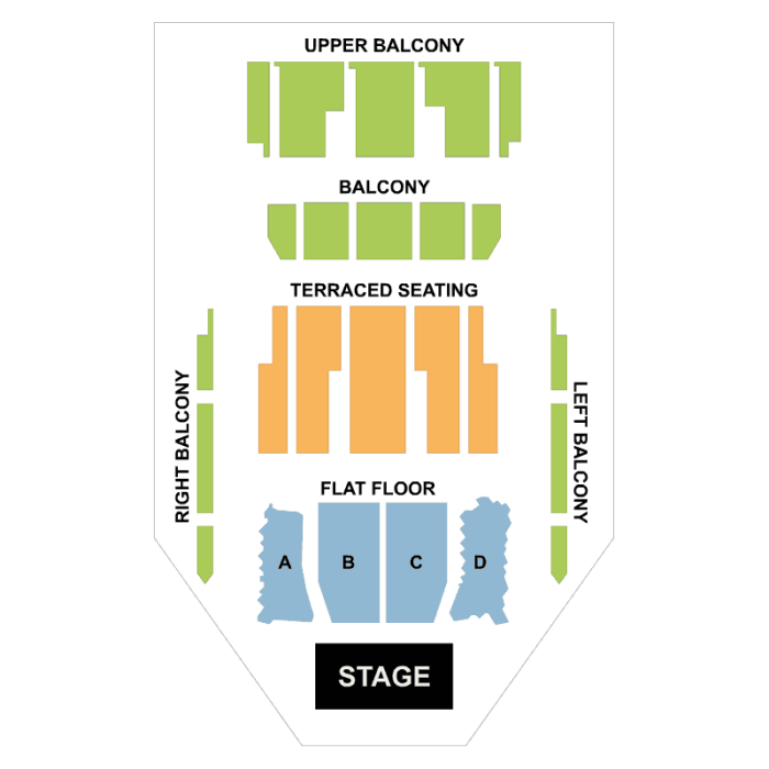 Bic bournemouth seating plan