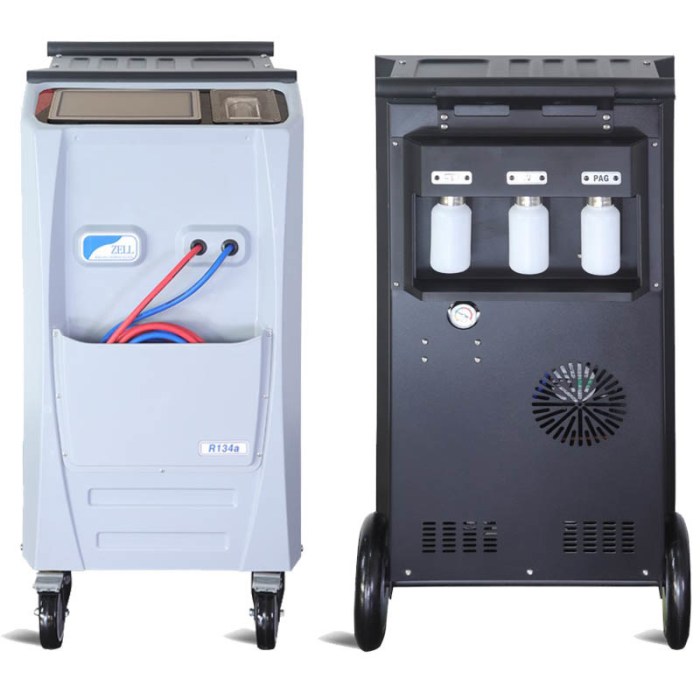 Air cond flushing machine